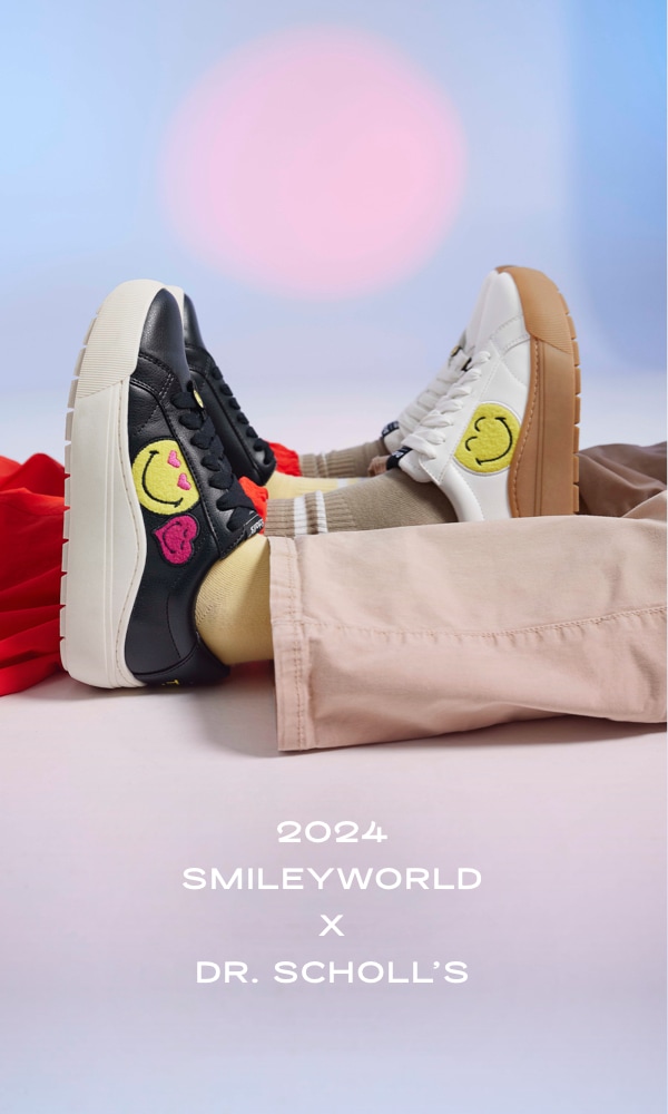 2024. smiley world and dr. scholl's