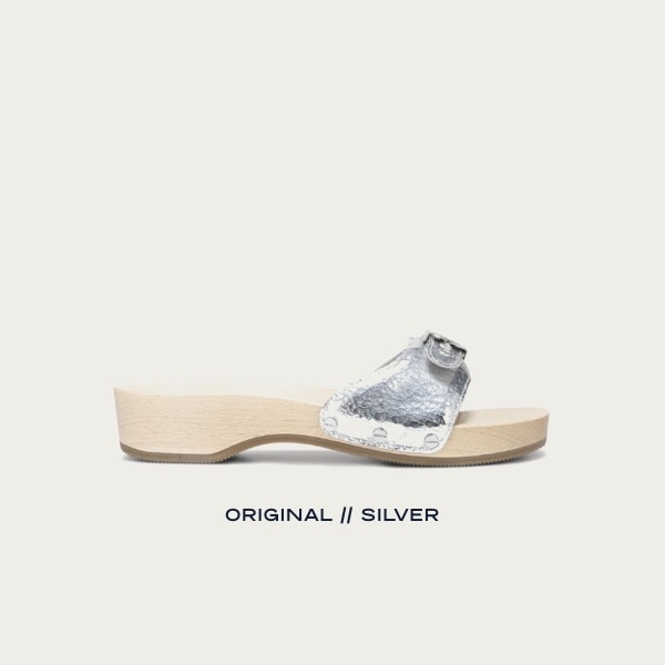 original sandal in silver