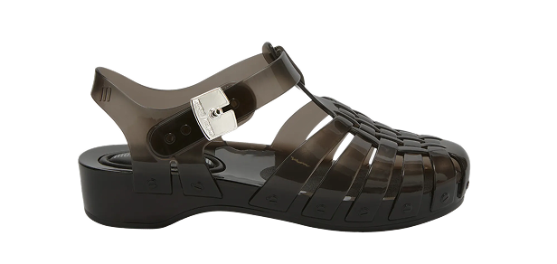 melissa x dr. scholl's Possession // black jelly fisherman sandal