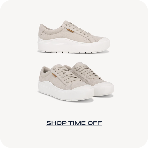 shop the time off sneaker
