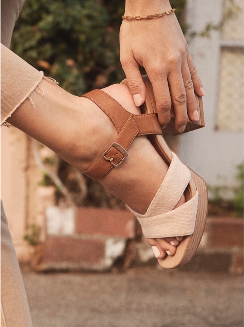 women's heels and wedged sandals