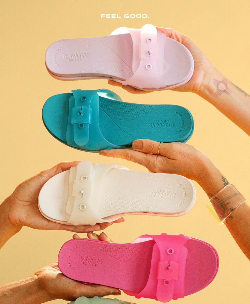 feel good so original jelly slide sandals