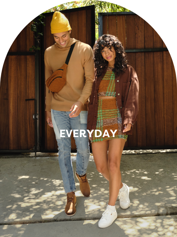 a couple wearing Dr. Scholl's everyday shoes