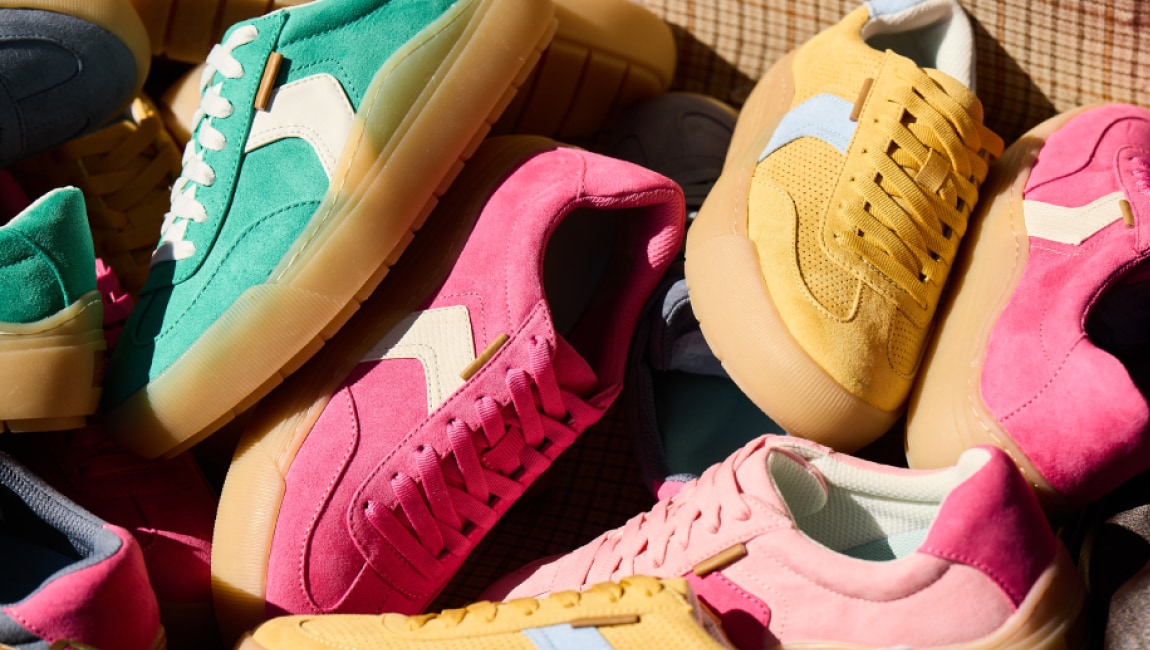a trunk full the madison lace sneaker in many colorful hues