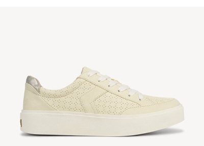 the madison lace sneaker in yellow