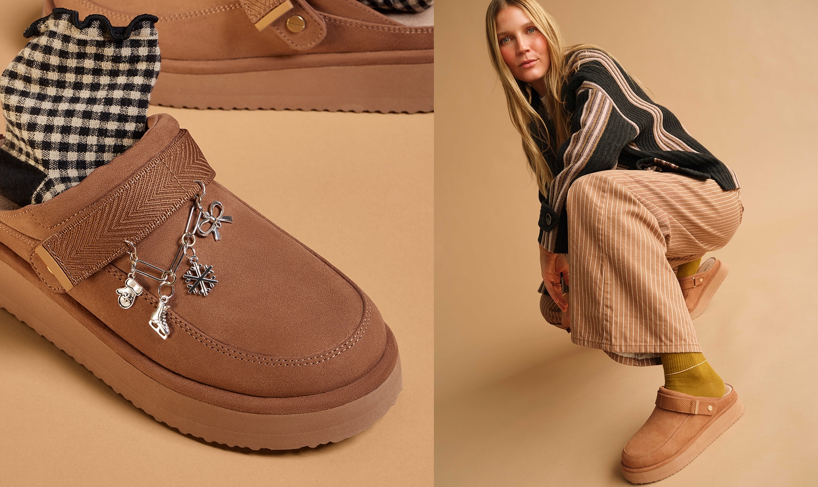 chill time clog with charms