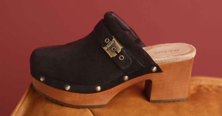 original joy heeled clog in black