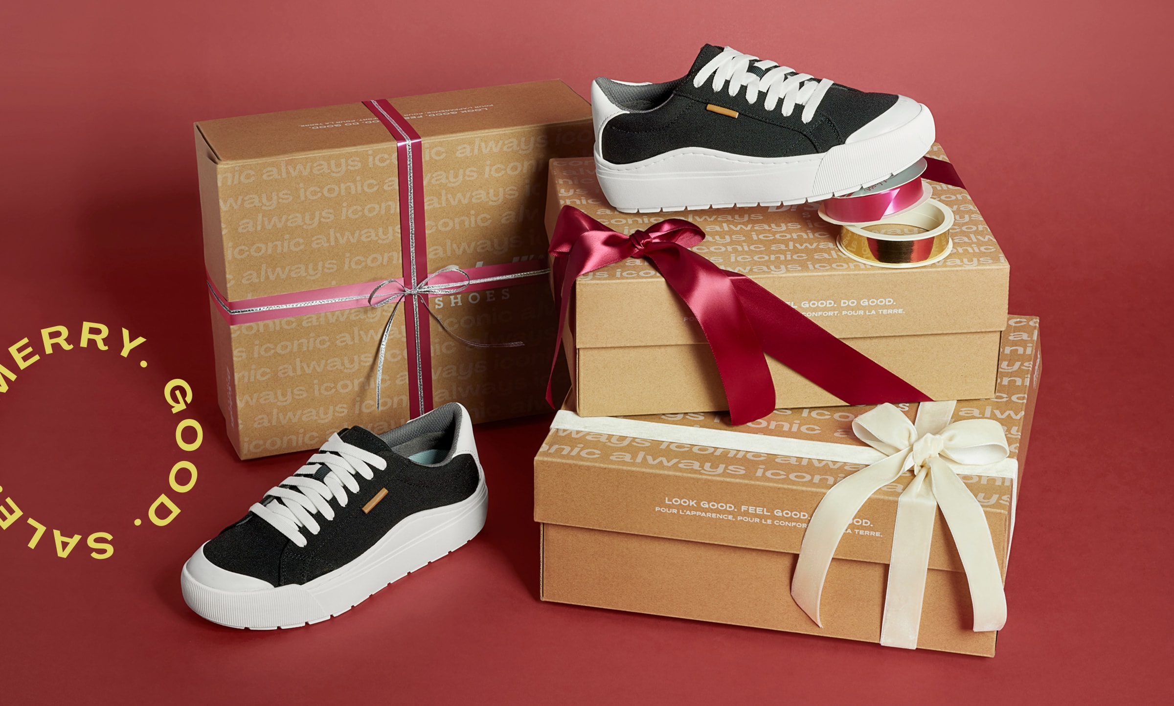 merry good sale featuring the time off in black