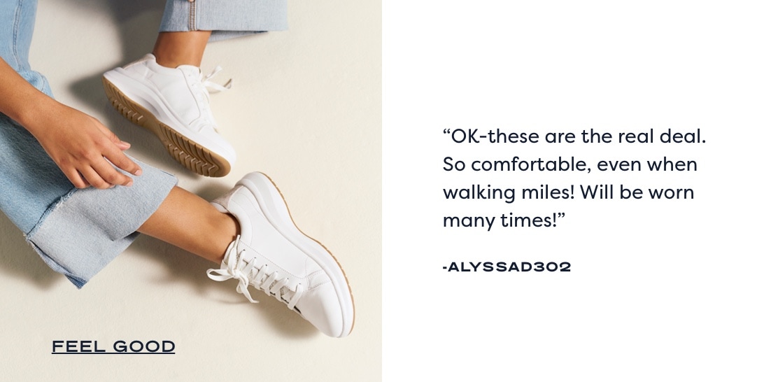 “It felt like my feet were wrapped in a warm, comforting blanket.  Instant relief.”