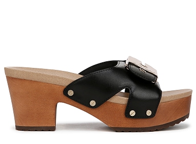 original max too heeled sandal in black