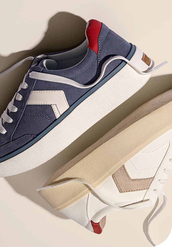 the madison lace sneaker in white and red