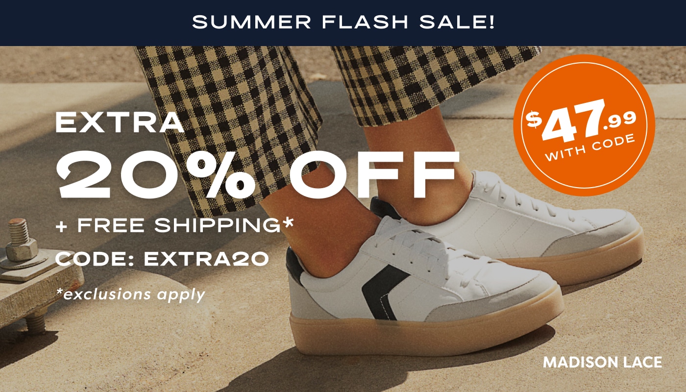 20% Off Select Styles; Code: EXTRA20