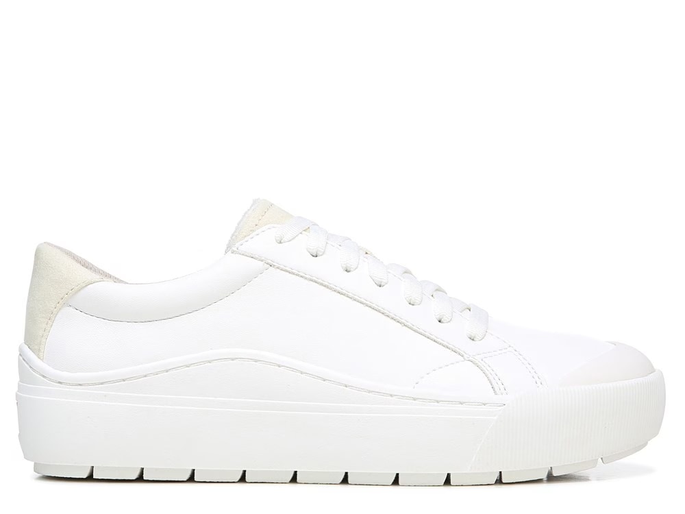 WHITE DR. SCHOLL'S Womens Time Off Sneaker