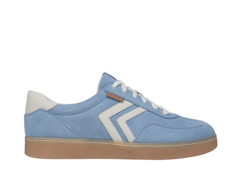 rebel sport lace up sneaker in sky blue