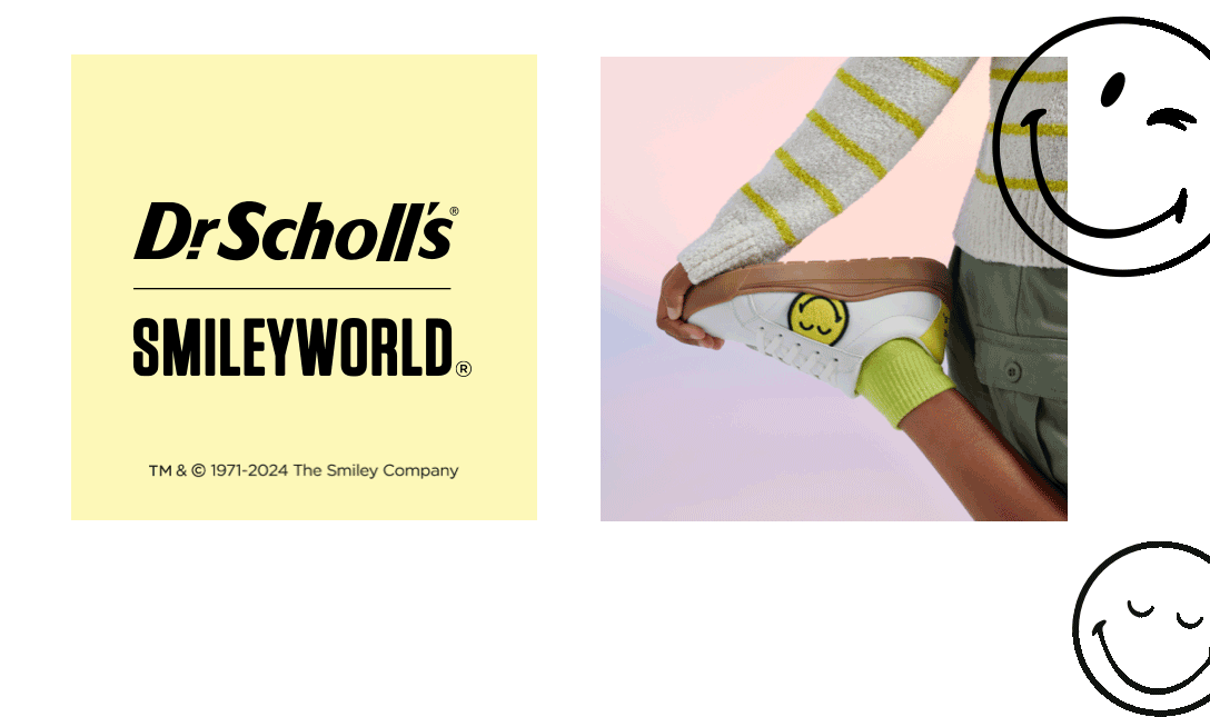 Dr. Scholl's x Smileyworld