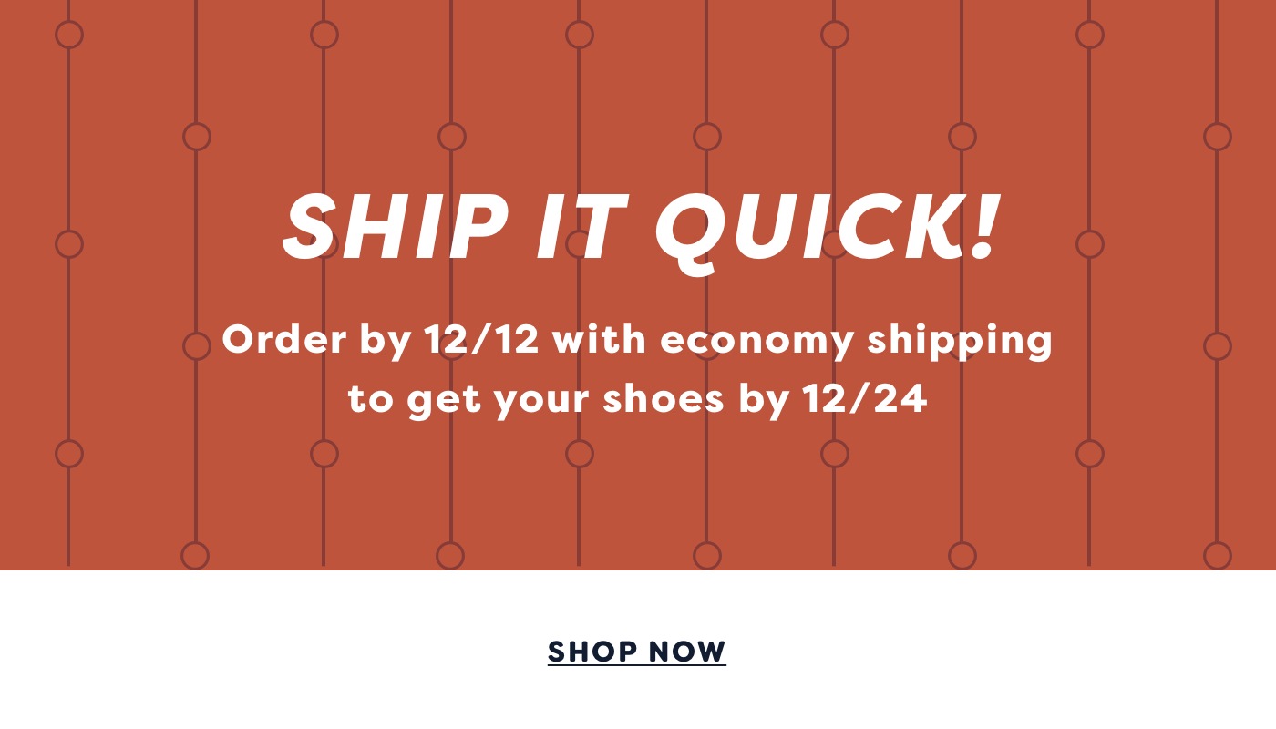 Order by 12/12 for arrival by 12/24