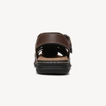 Dr Scholls GUS Mens Brown Leather Adjustable Strap Fisherman Sandals Size 10M Dr. Scholls Gus Men main image 2