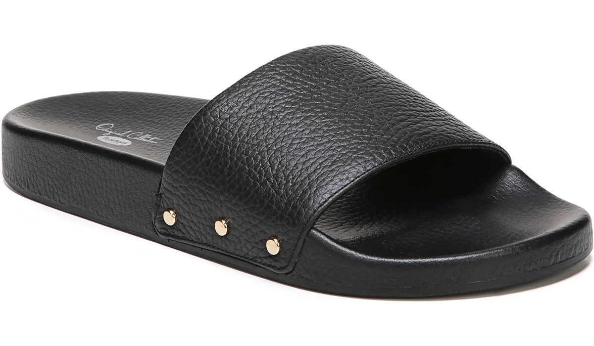 dr scholl's pisces slide black