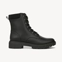 Black Faux Leather
