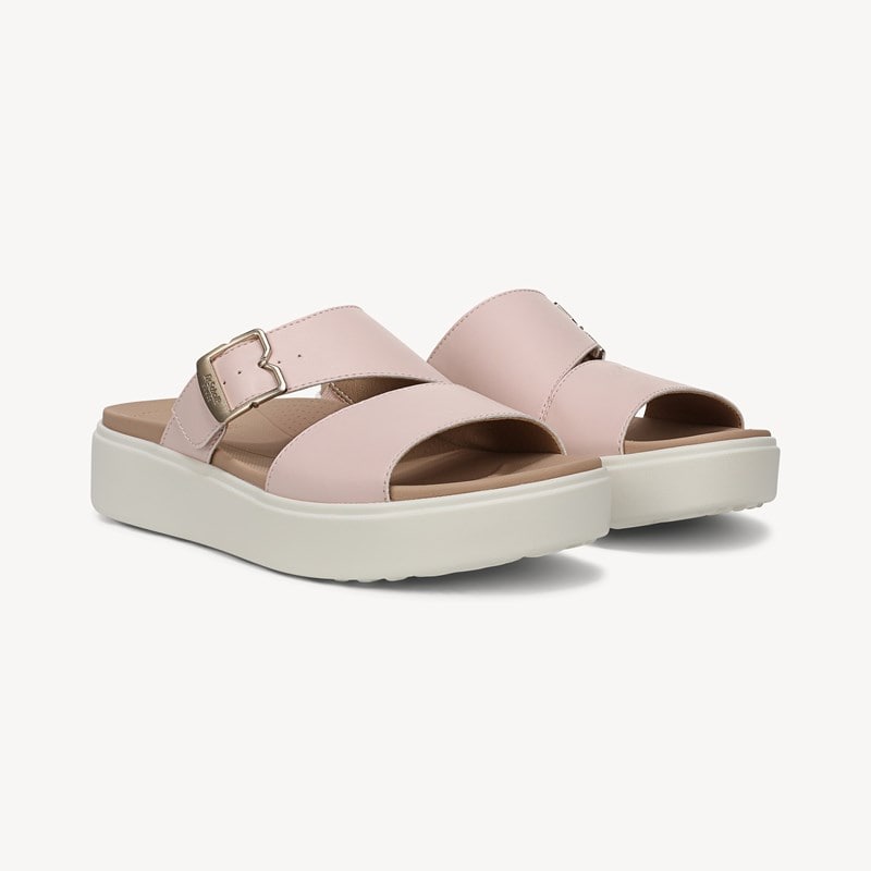 Dr. Scholl's Women's Madison Cloud Slide Sandal Blush Pink Faux Leather DRSCH 11.0 M