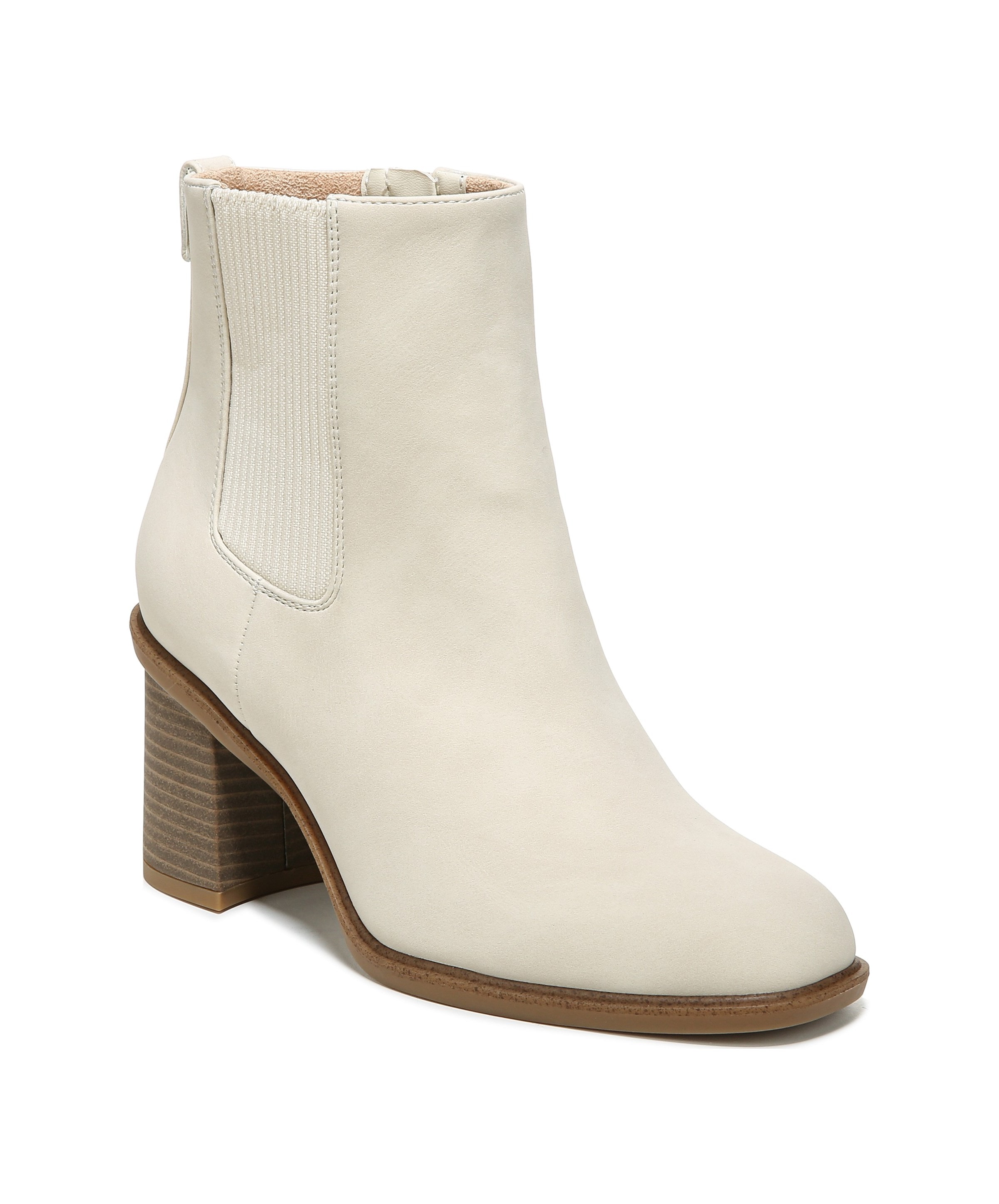 leather block heel chelsea boots