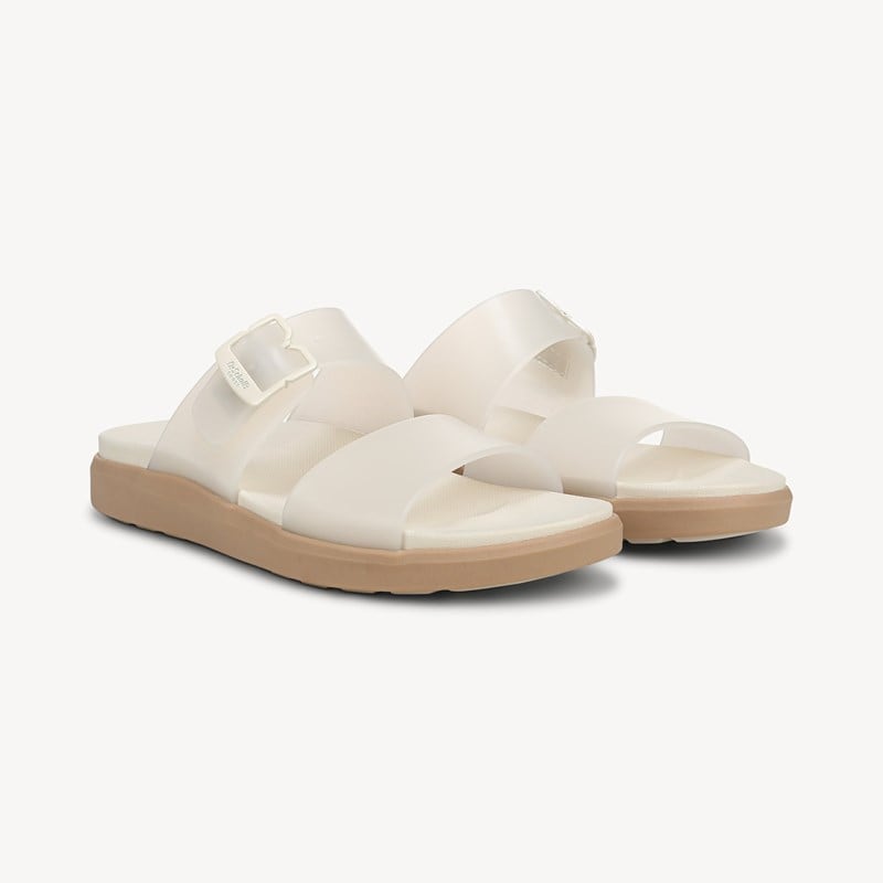 Dr. Scholl's Women's All Time Jelly Slide Sandal White Jelly DRSCH 6.5 M
