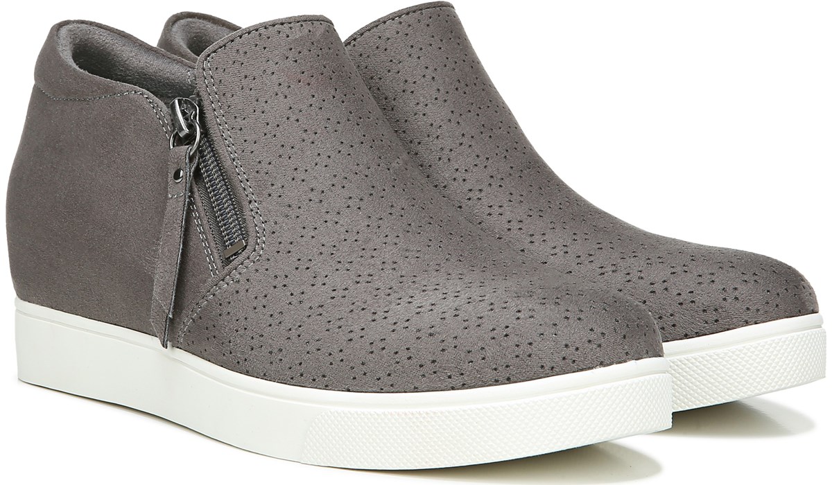 grey wedge sneaker