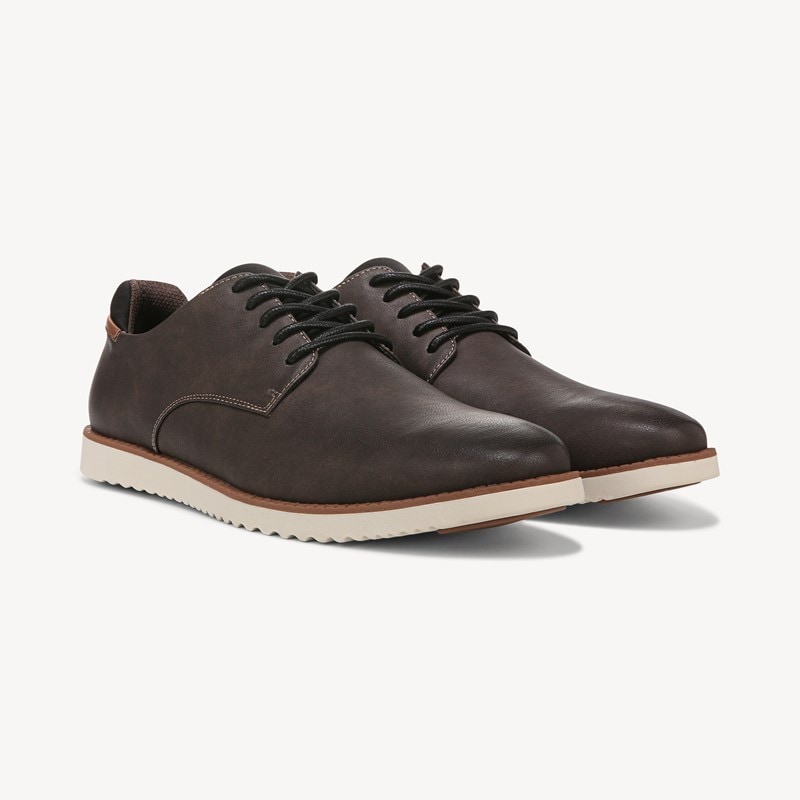 Dr. Scholl's Men's Sync Oxford Shoes Dark Brown DRSCH Leather 13.0 W