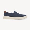 Navy Faux Leather