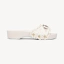 Off White Eyelet Fabric