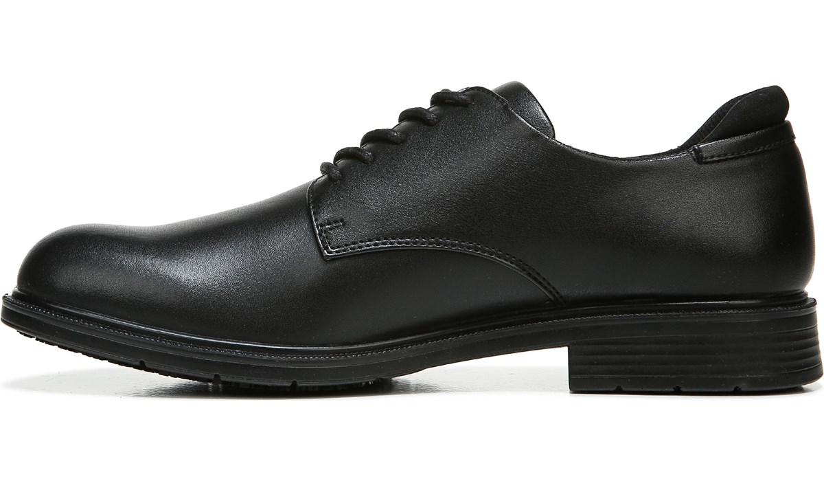 Royce Slip Resistant Oxford in Black Leather | Work | Dr Scholls Shoes