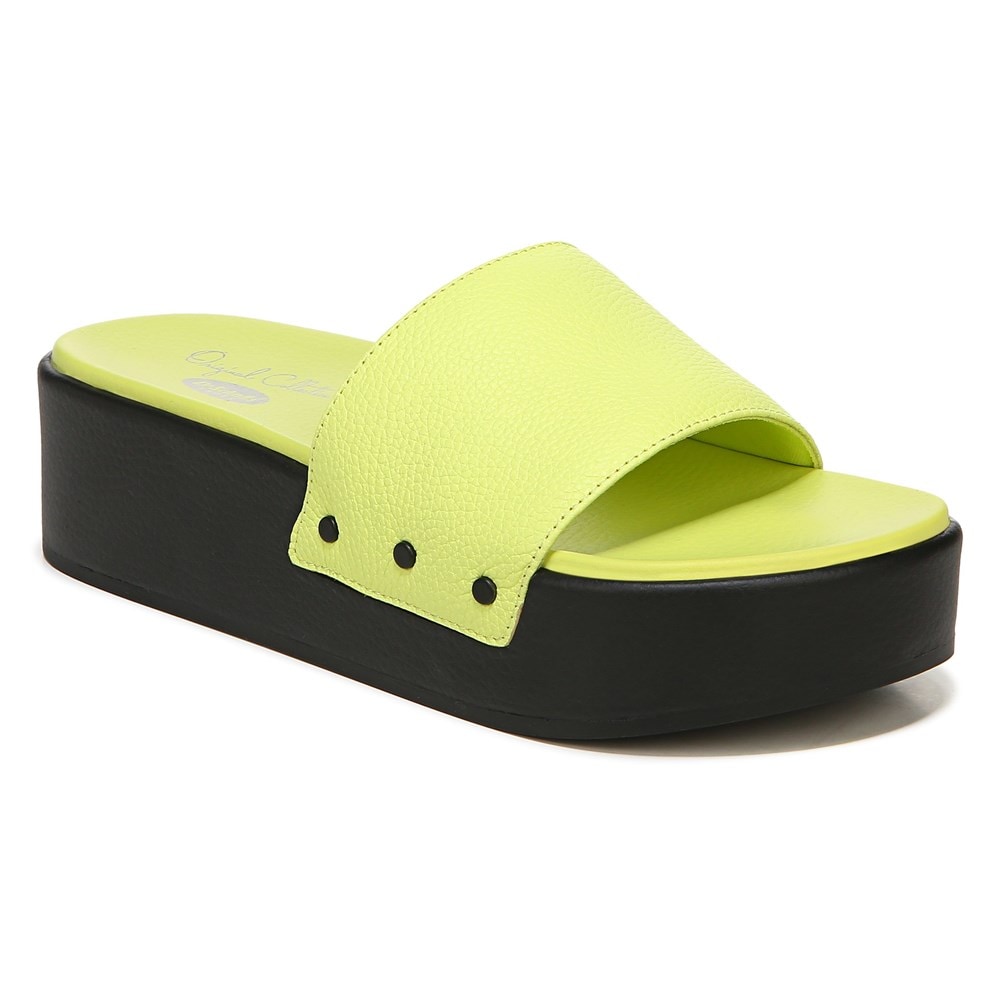 Women's platform slide sandal