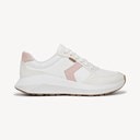 Tofu/Blush Faux Leather