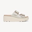 Off White Faux Leather