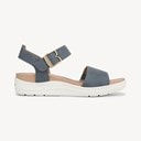 Oxide Blue Faux Leather