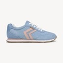 Blue Sky/Blush Pink Suede