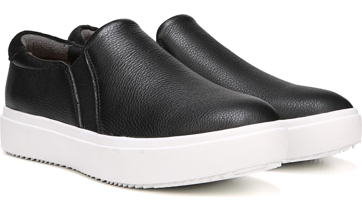 dr scholl's leather slip on