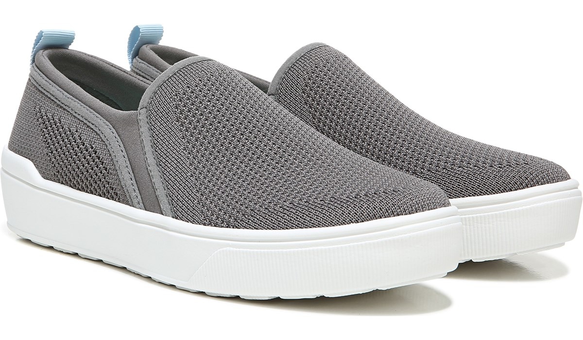 ecco leather slip on shoes