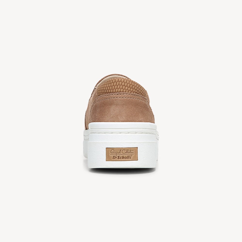 Dr scholl's leather slip on best sale sneakers