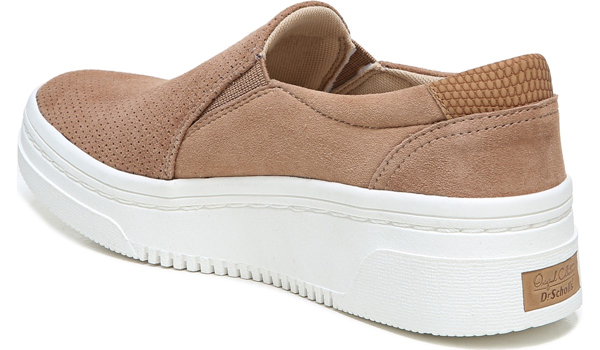 dr scholl's leta suede slip on sneaker