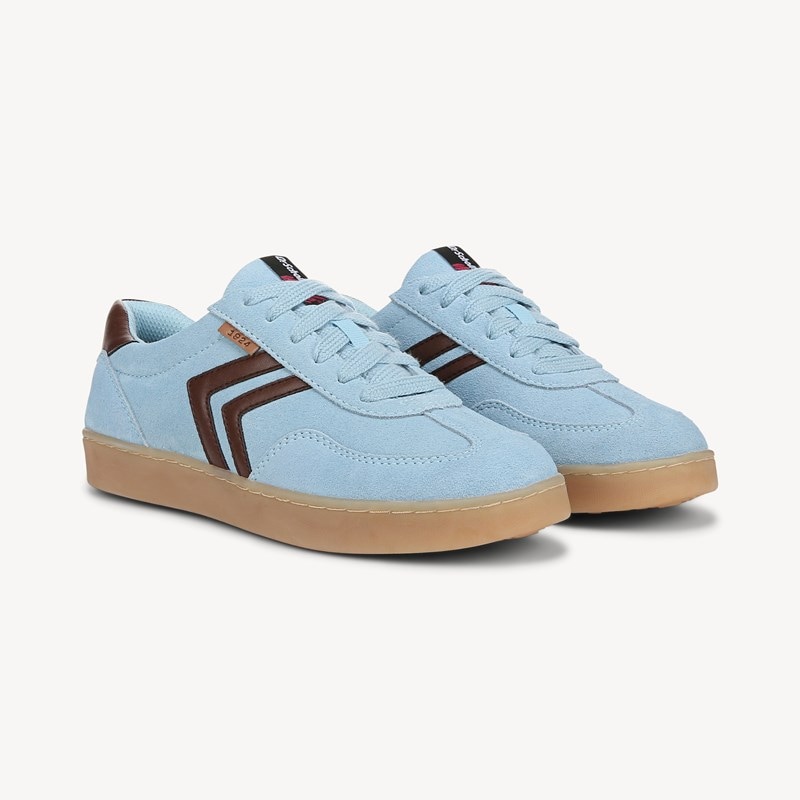 Dr. Scholl's Orig Collection Women's X Milk Bar Rebel Sport Sneaker Shoes Pretzel-Y/Chocolate Chip Suede Drorg Leather 11.0 M