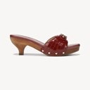 Wine Croco Leather