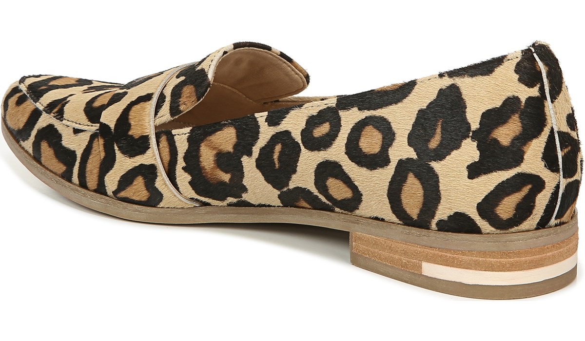 dr scholl's elegant loafer leopard