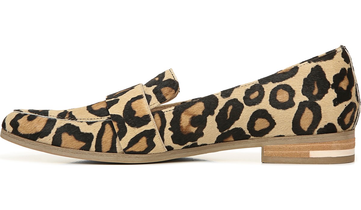 dr scholl's elegant loafer leopard