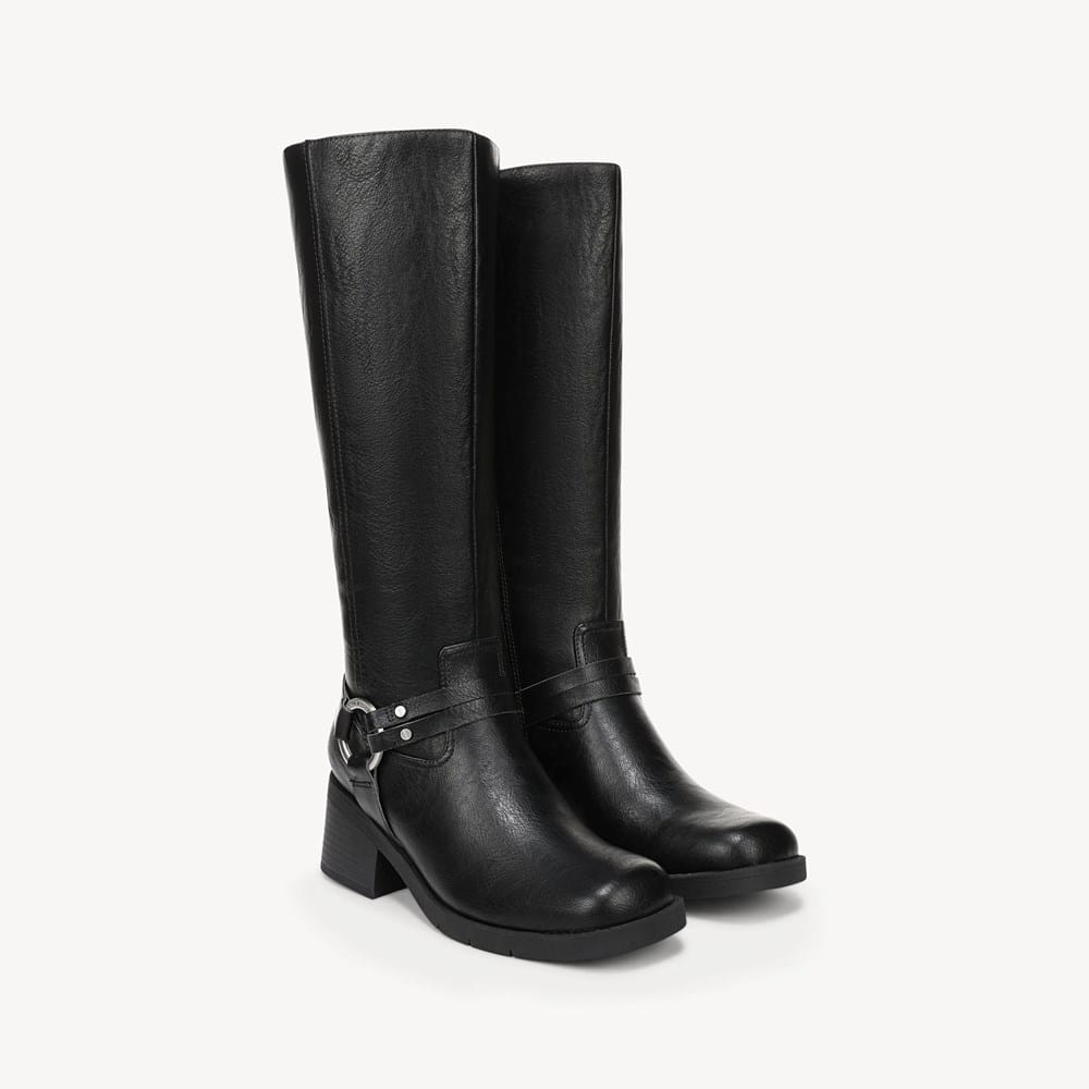 wide calf dress boots womens Dr. Scholl's Women's Joplin West Tall Boot, Black, 8M 15 Maid of Honor Cowgirl boots SS25BM Embroidery Option:No Embroidery crafted in genuine leather
