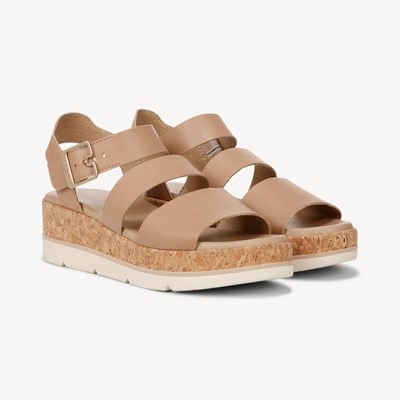 Once Twice Platform Wedge Sandal