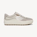 Oyster/Metallic Faux Leather