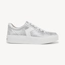 Silver Faux Leather
