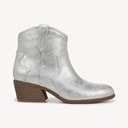 Silver Faux Leather