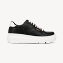 Black Faux Leather